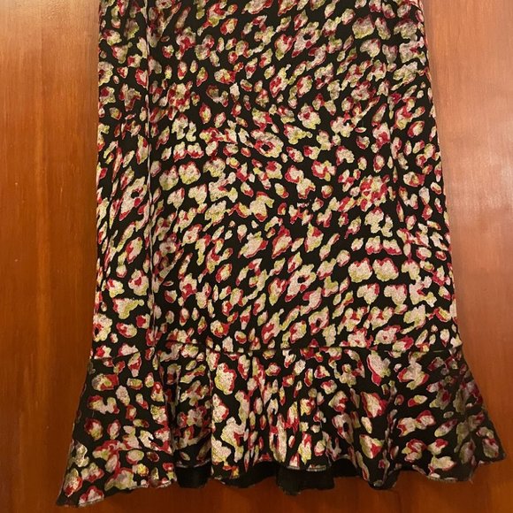 Eva Franco Leopard Midi Skirt Size 12 (fits like 10) - Picture 2 of 4